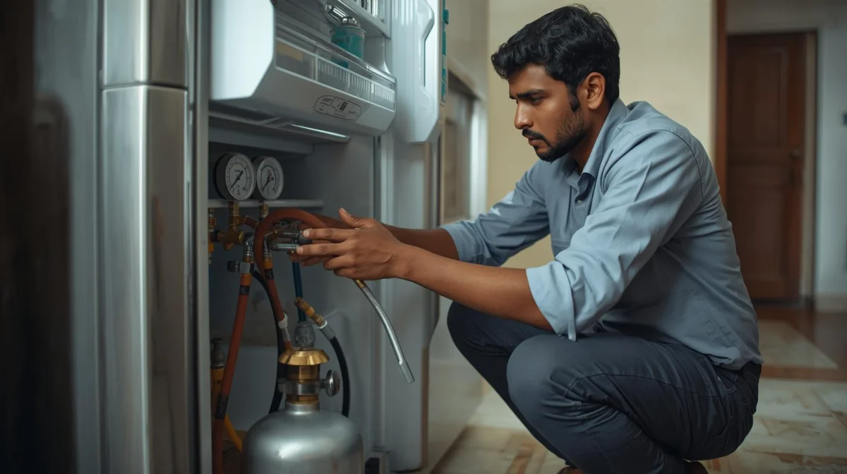 Fridge gas refill service in Dhaka by Jeet Refrigeration And AC Service Center Ltd.