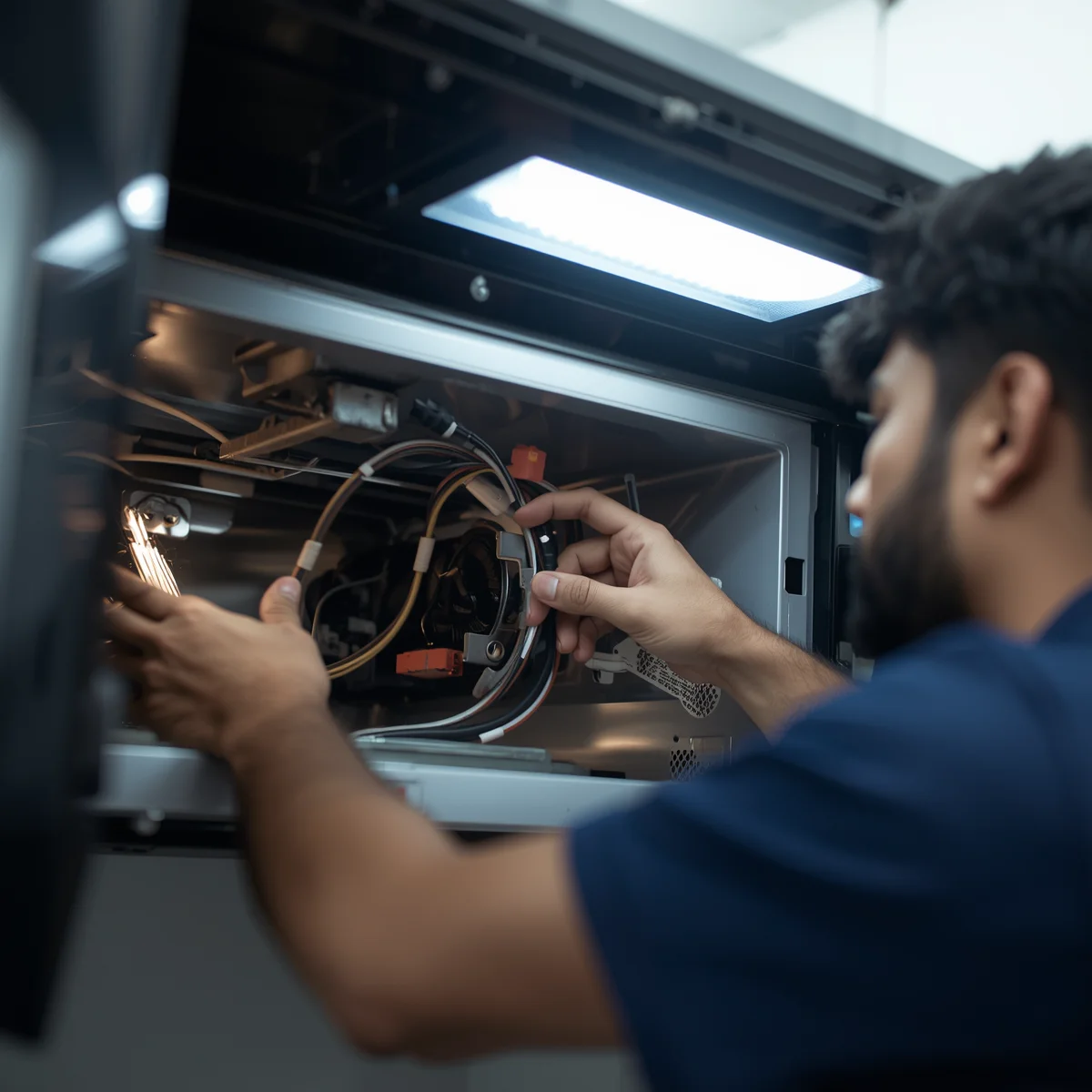 Microwave oven repair service by Jeet Refrigeration And AC Service Center Ltd. technician in Dhaka